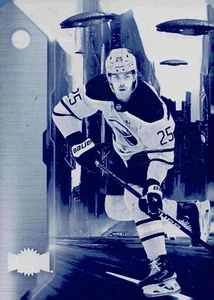 Owen Power - 2023-24 Metal Universe Cyan Printing Plate 1/1 Card #49 - Picture 1 of 2