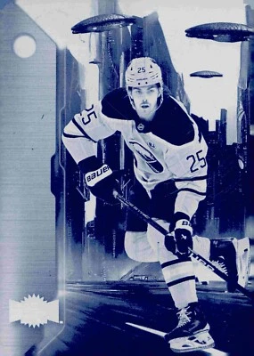 Owen Power - 2023-24 Metal Universe Cyan Printing Plate 1/1 Card #49 - Image 1 of 2