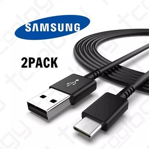 2x Original Samsung USB Type-C 3.3ft Data Charging Cable for Galaxy S9/Note9/S8 - Picture 1 of 15