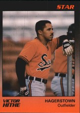 1989 Hagerstown Suns Star #11 Victor Hithe
