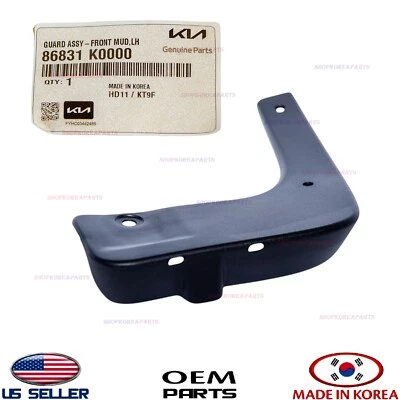 Protector de barro genuino guardabarros protector contra salpicaduras delantero izquierdo conductor ⭐OEM⭐ Kia Soul 2020-2024 Foto 1 de 3