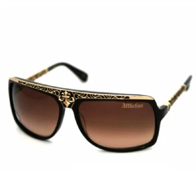 Affliction Sunglasses Talon Tortoise Rose Gold with Case Tag and Box - Image 1 of 3