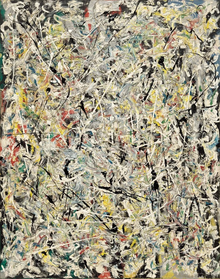 White Light, 1954 by Jackson Pollock Art Print Abstract Poster 11x14 - Image 1 of 1