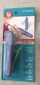 Boye 4-n-1 Crochet Tool Multi-size Travel Crochet Hook - Picture 1 of 3