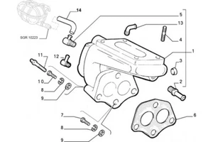 46560022 - Condotto aspirazione FIAT Cinquecento 1992-1998 - Foto 1 di 1