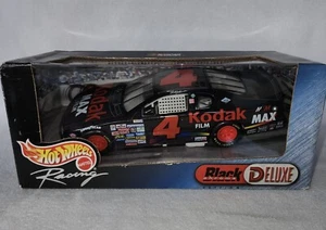 Hot Wheels Racing #4 BOBBY HAMILTON Kodak Max Black Deluxe 1:24 Nascar - Picture 1 of 5