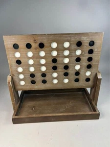 Rustic Farmhouse Connect Four Game by Kirklands - Picture 1 of 7