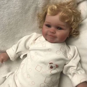 Real Life Silicone Vinyl Lifelike Reborn Baby Dolls Realistic Newborn Girl Doll - Picture 1 of 7