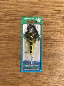 Tasmanian Devil Gold Panther 104 #104 13.5 Gram Gr Lure Wigstons Lures Bite Card - Picture 1 of 2