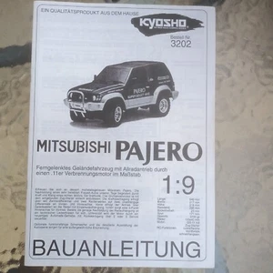 Kyosho 3202 1:9 4WD Mitsubishi Pajero GP CCVT Transmission German Build Manual - Picture 1 of 2