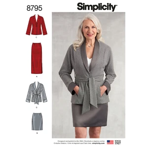 Simplicity Sewing Pattern 8795 H5 Cardigan/Jacket US size 6-14 - Picture 1 of 2
