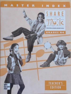 Share the Music-Master Index-Teacher's Edition Grade K-6 Unmarked - Image 1 of 4