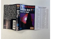 Inlay / Booklet für MC DIe drei Fragezeichen 86 Nacht in Angst - Bild 1 von 2