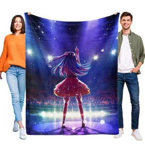 Oshi No Ko Blanket Soft Bed Sofa Couch Throw Cozy Lightweight Birthday Gift - Picture 1 of 9
