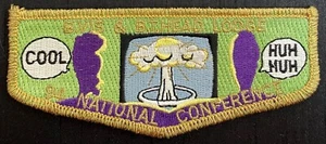 BSA OA BOY SCOUT ORDEN DE LA FLECHA BEAVIS & BUTTHEAD LODGE GMY 1994 SOLAPA NOAC - Imagen 1 de 4