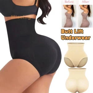 Women's FAKE ASS Booty Shaper Padded Underwear Panty Butt Lifter & Hip Enhancer - Picture 1 of 22