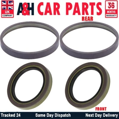 ALL 4 MAGNETIC ABS SENSOR RING Fits MERCEDES C204 W204 S204 R171 R172 - Image 1 of 4