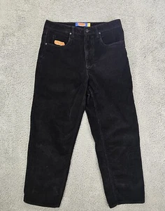Empyre Pants Men's 30x27 Corduroys Black Skate Relaxed Y2k Grunge Corduroy Baggy - Picture 1 of 9