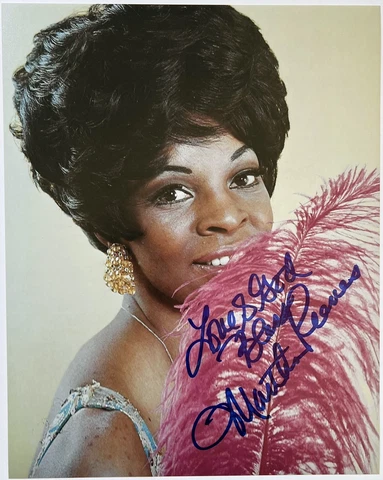 Martha Reeves Signed In Person 8x10 Photo w/ Exact Proof - Motown, Authentic Cover