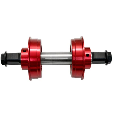 YST BMX American Sealed Bearing 127mm Bike Bottom Bracket , Red - Image 1 of 4