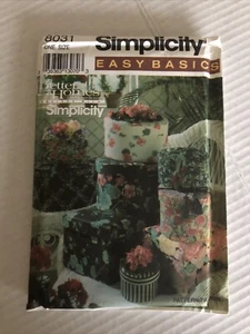 Simplicity Easy Basics Pattern 8031 Boxes UNCUT Factory Folded BH&G Designs - Picture 1 of 11
