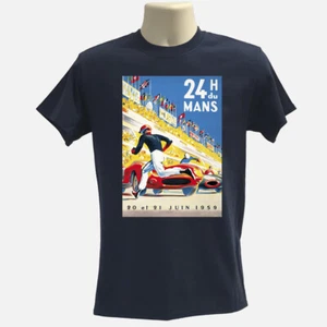 24 Hours of Le Mans T-Shirt, Vintage Race Tshirt, Graphic Tee, Cafe Racer Shirt  - Bild 1 von 8