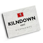 A4 PRINT - Kilndown, Kent - Lat/Long TQ7035