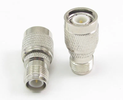 TNC male plug to RP-TNC female jack straight adapter and RF Coaxial & connector - Image 1 of 4