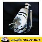 Chev 350 454 Chrome Power Steering Pump Saginaw Suits Pressed On Pulley # R3728