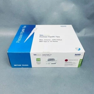 Rainin Pipette Tip LTS 250 ul RT-L250S Sterile 10 Racks -Total of 960 Tips - Picture 1 of 6