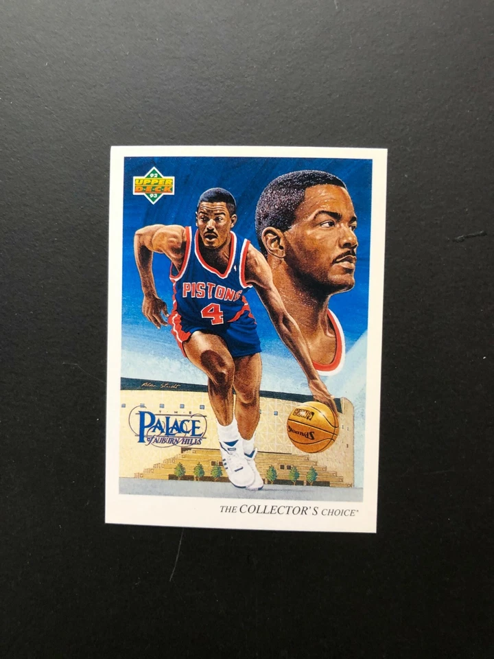 Really Nice 1992 JOE DUMARS Upper Deck Basketball Card # 53 Made in USA - Image 1 of 4