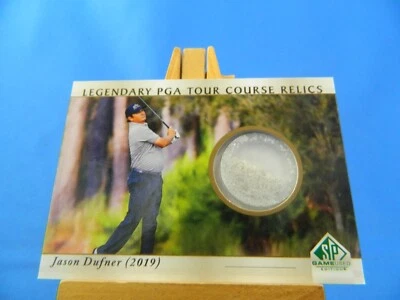 Jason Dufner SP Game Used Golf Legendary PGA Tour Course Relics - Image 1 of 2