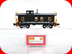N Scale **SALT LAKE GARFIELD & WESTERN** Caboose, MTL/Raleigh Special **100 Made - Picture 1 of 5