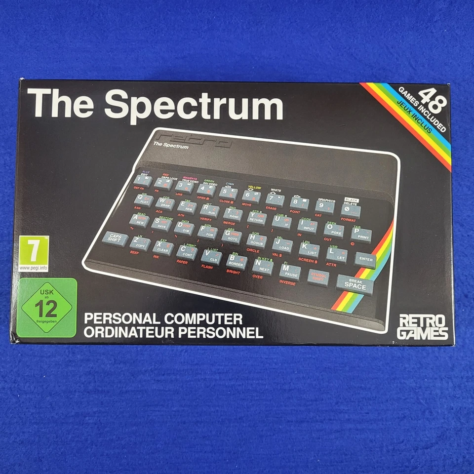 The SPECTRUM CONSOLE Retro Games Personal Computer NEW Micro Sinclair ZX USB AC - Image 1 of 4