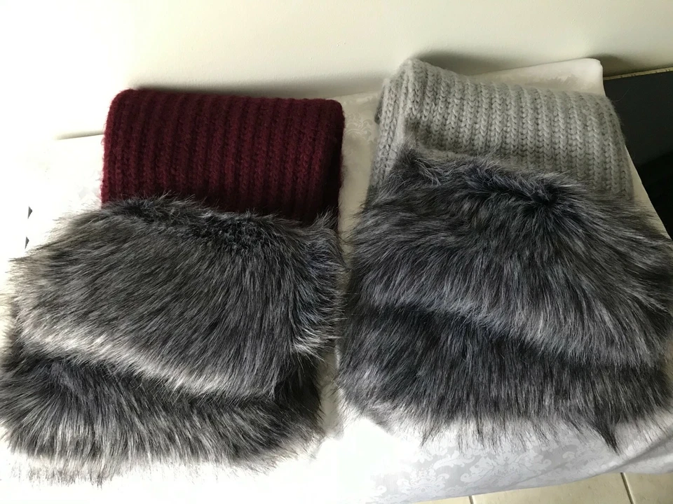 Kate Spade ELECCIÓN DE Bufanda Mezcla Mohair con Piel Sintética ¡NUEVA CON ETIQUETAS! Foto 1 de 1