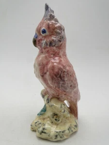 Vintage Stangl USA Pottery Cockatoo Bird 3405S 6¼in high hand painted pottery - Picture 1 of 7