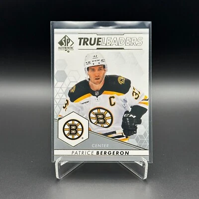 2022-23 Upper Deck SP Authentic PATRICE BERGERON #TL-23 True Leaders - Image 1 of 4