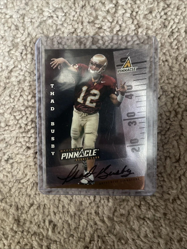 Score Thad Busby FSU 1998 - firmas auténticas de novato/500 (AU, RC)  Foto 1 de 2