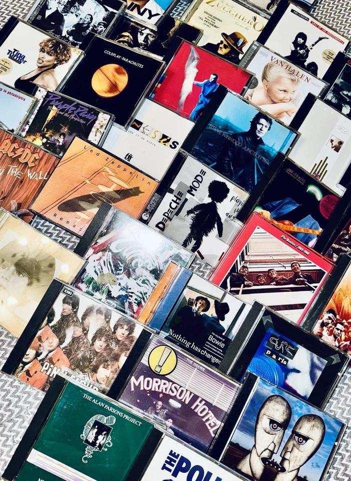 CD Sammlung-198x-Nachlass-Pink Floyd-D.Bowie-Cure-U2-Police-Queen-Sting-Beatles - Bild 1 von 4