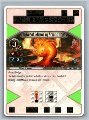 The Eye of Judgment Great Minos Of Sciondar #006 USED Rare Sony PS3 Set 1 - Image 1 of 2