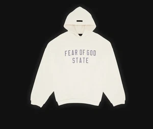 Fear of God Essentials Unisex Fleece Hoodie Shell XL Long Sleeve Casual - Picture 1 of 4