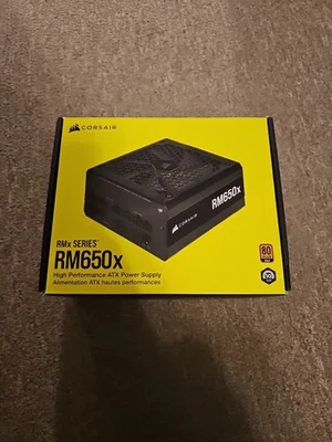 Fuente de alimentación ATX totalmente modular Corsair RMX RM650x 650W 80 Plus dorada Foto 1 de 2