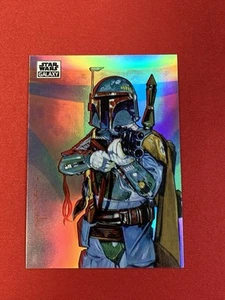 2021 Star Wars Galaxy #11 A Dangerous Boba Fett REFRACTOR - Bild 1 von 2
