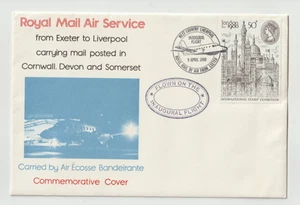9/4/1980 UK GB FDC - London 1980 - Flown Cover ~ Liverpool Special Postmark - Picture 1 of 2