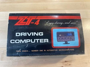Computadora de conducción Zemco ZT-4 de la década de 1980 nueva stock antigua completa MPG MPH combustible - Imagen 1 de 10