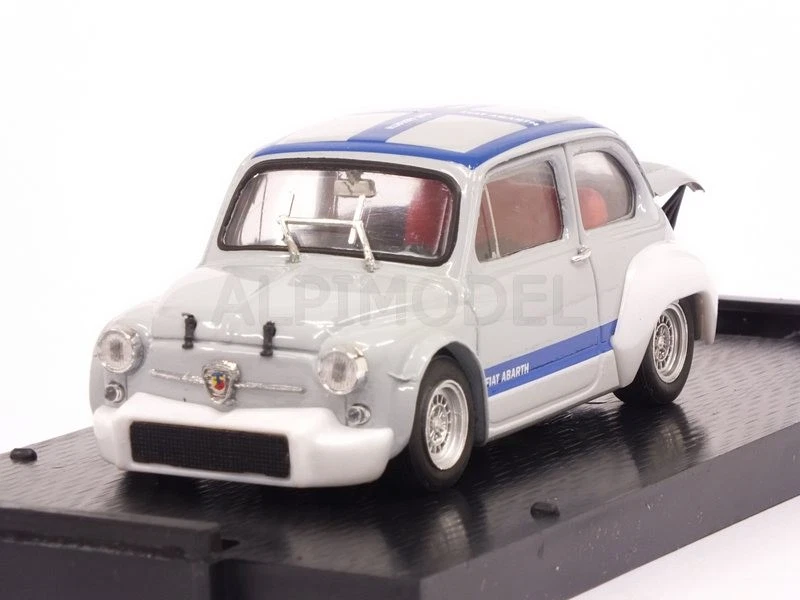 Fiat Abarth 1000 Gr.2/70 Presentazione Ufficiale 1970 Grey/Bl 1:43 BRUMM R370-02 - Immagine 1 di 1