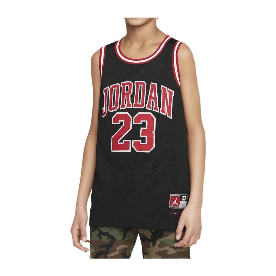 Jordan Big Kids' 23 Jersey (Black) - Image 1 of 1