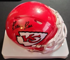 RASHEE RICE KANSAS CITY CHIEFS AUTOGRAPHED SIGNED MINI HELMET JSA COA - Picture 1 of 3