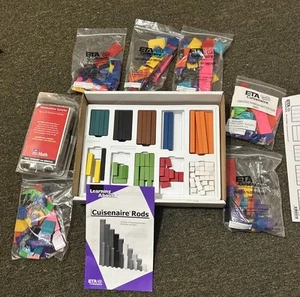 Learning Resources Cuisenaire Rods Group Over 100 Pieces. Math Manipulatives Set - Picture 1 of 5