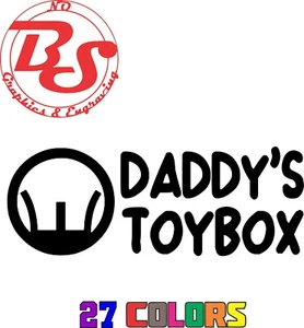 6" Daddy's Tool Box Rifle Sight Gun Safe Vinyl Decal Pro 2a 2nd Amendment noBS - Picture 1 of 2